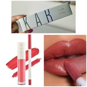 KAB Cosmetics Charming Lip Duo Lip Liner & Gloss Set Pink NWT Cruelty Free